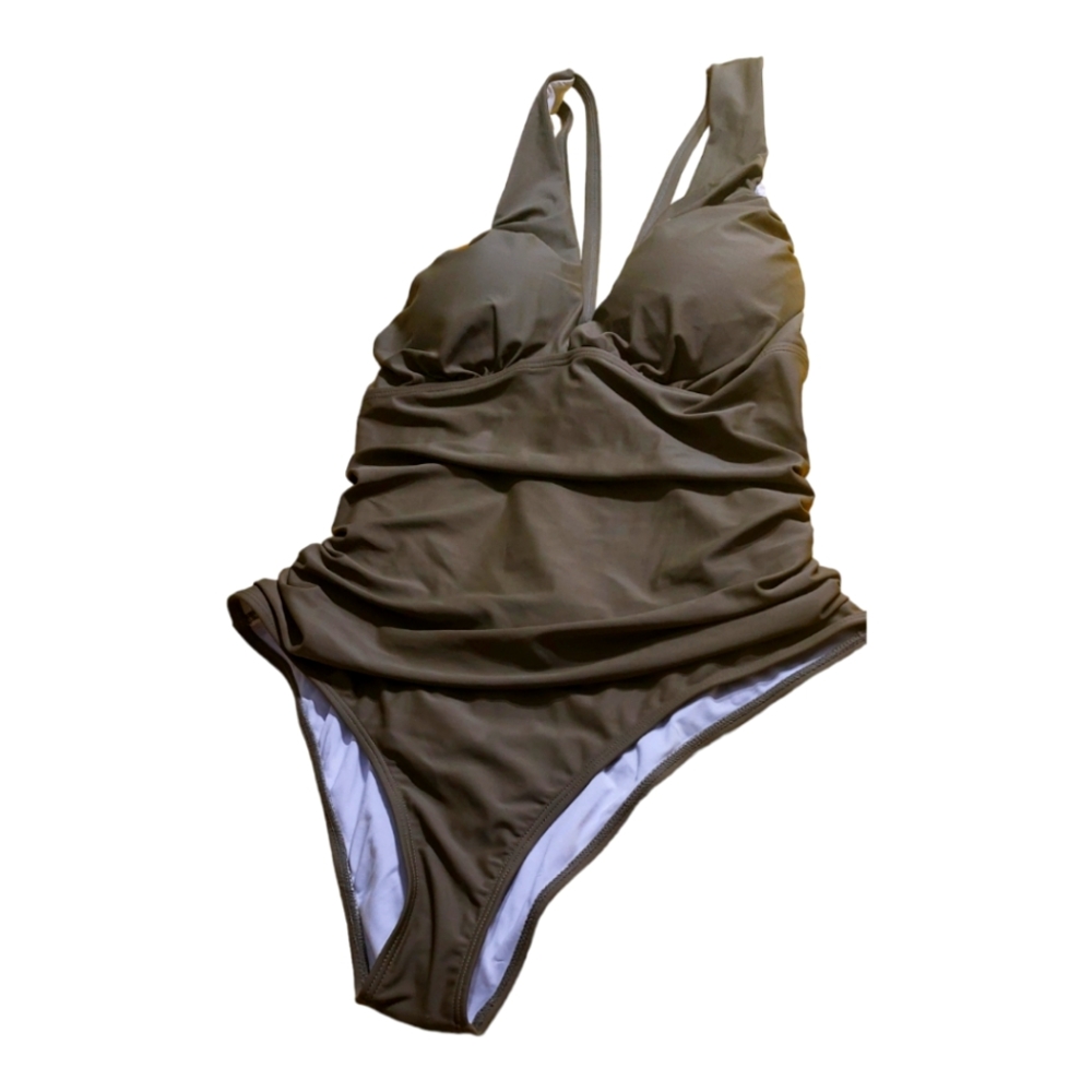 YOUDIAN One Piece Swimsuit  Army Green